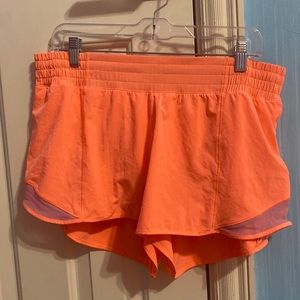 Lululemon 2.5” low rise pink hotty hot